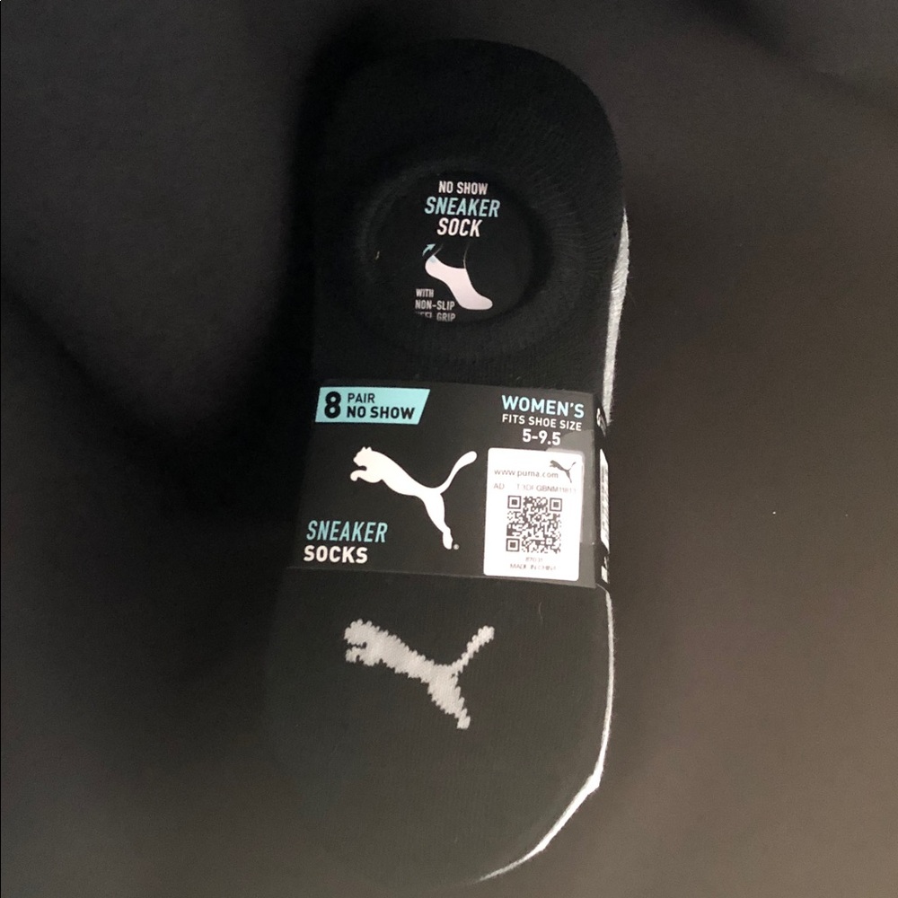 Puma Multicolor No Show Socks for Women